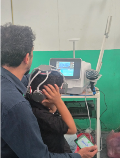 rTMS therapy device